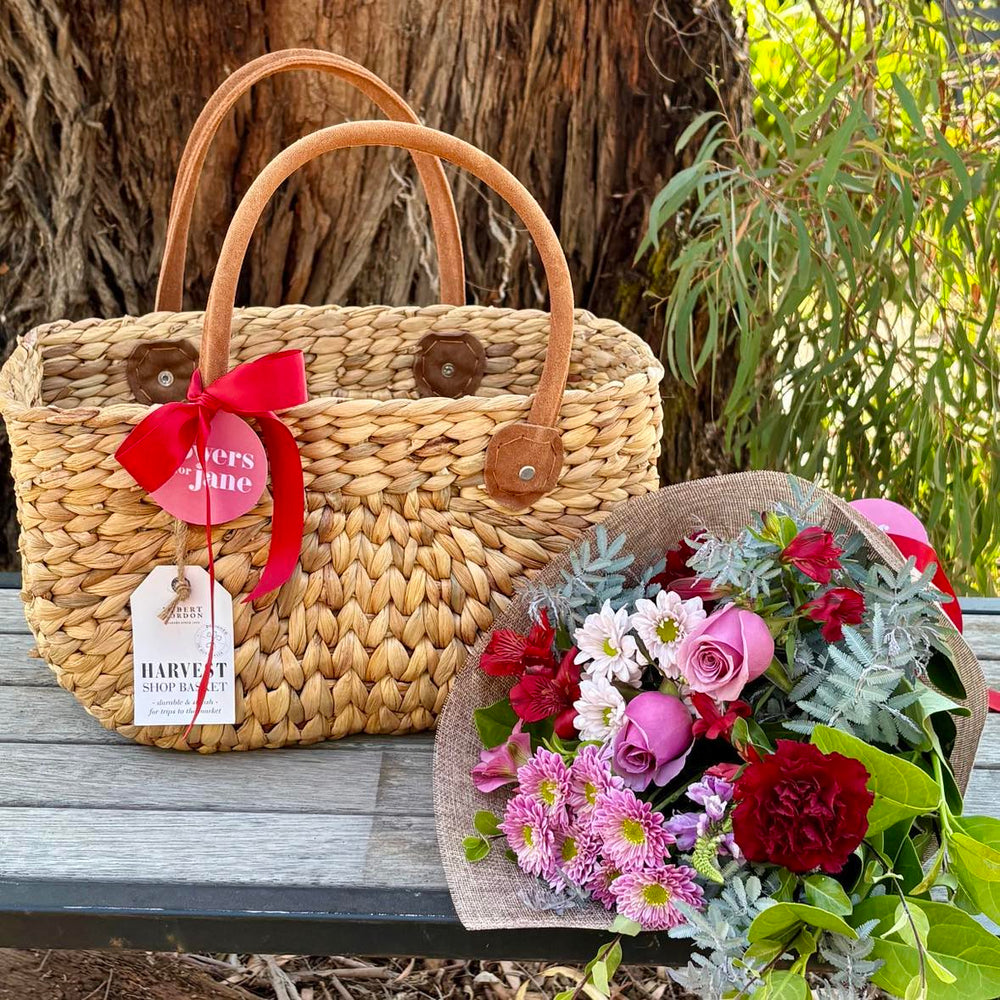 Valentines blooms & Robert Gordon Harvest Basket